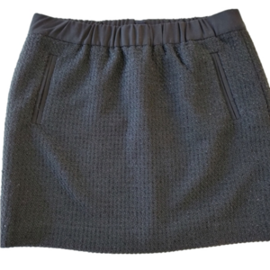 Ann Taylor Loft Shimmery Woven Tweed Winter Mini Skirt Size Large Petite EUC
